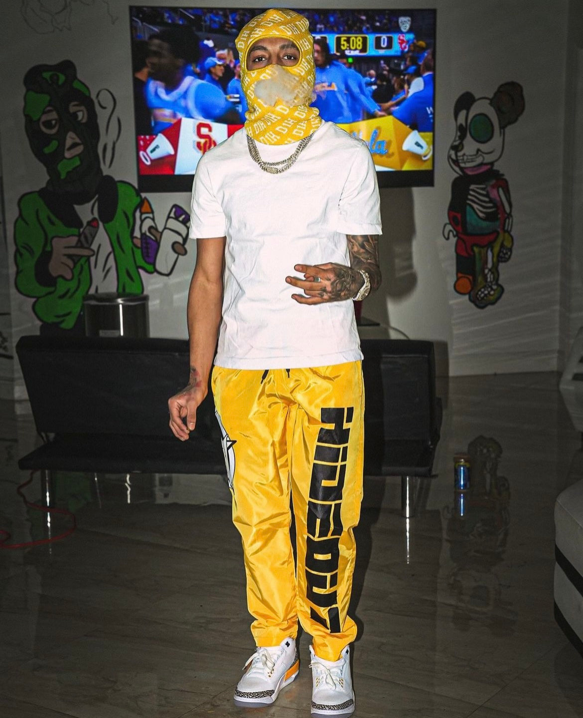 D1H Ski Mask ( YELLOW )