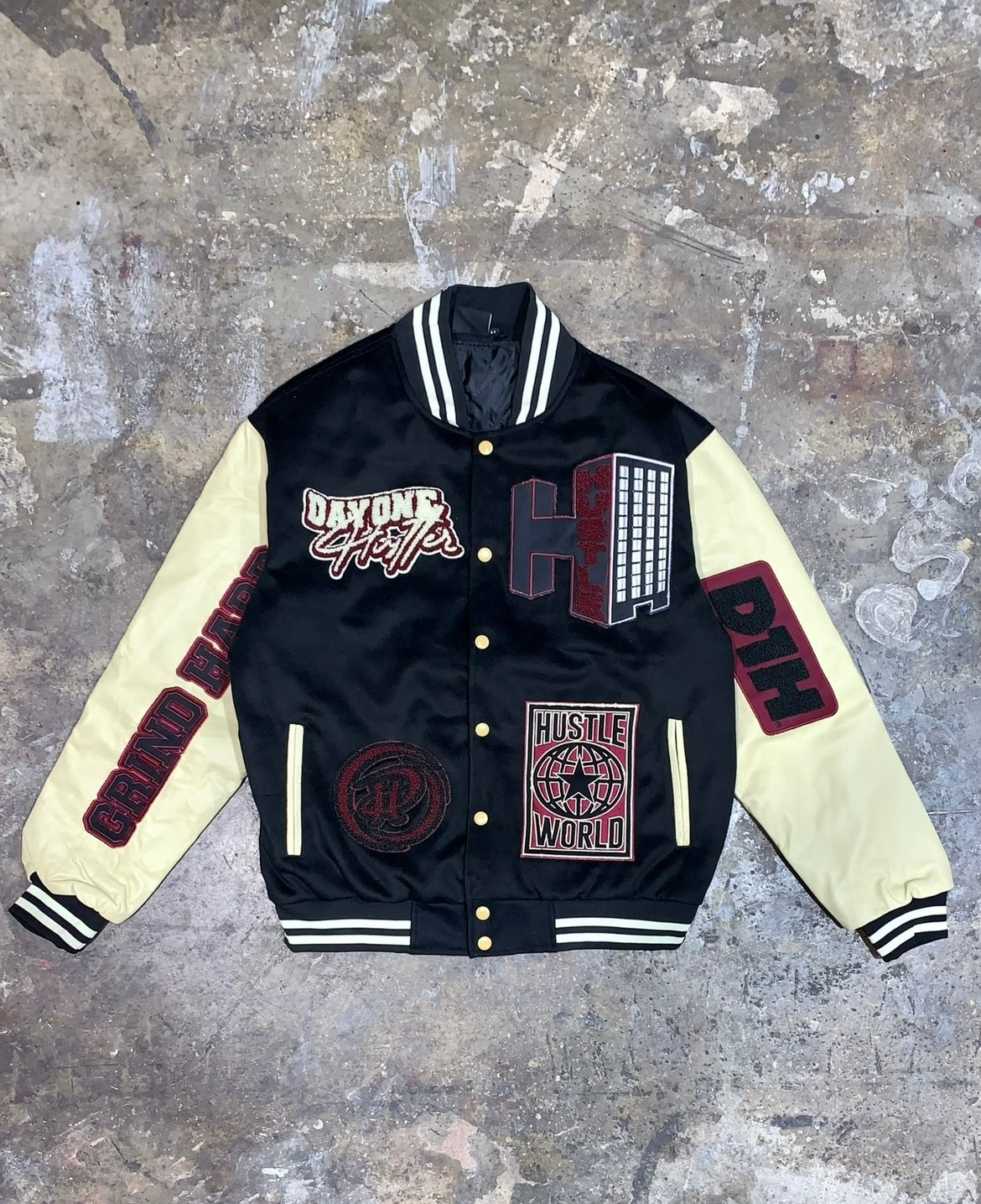 D1H FULLY CUSTOM VARSITY JACKET
