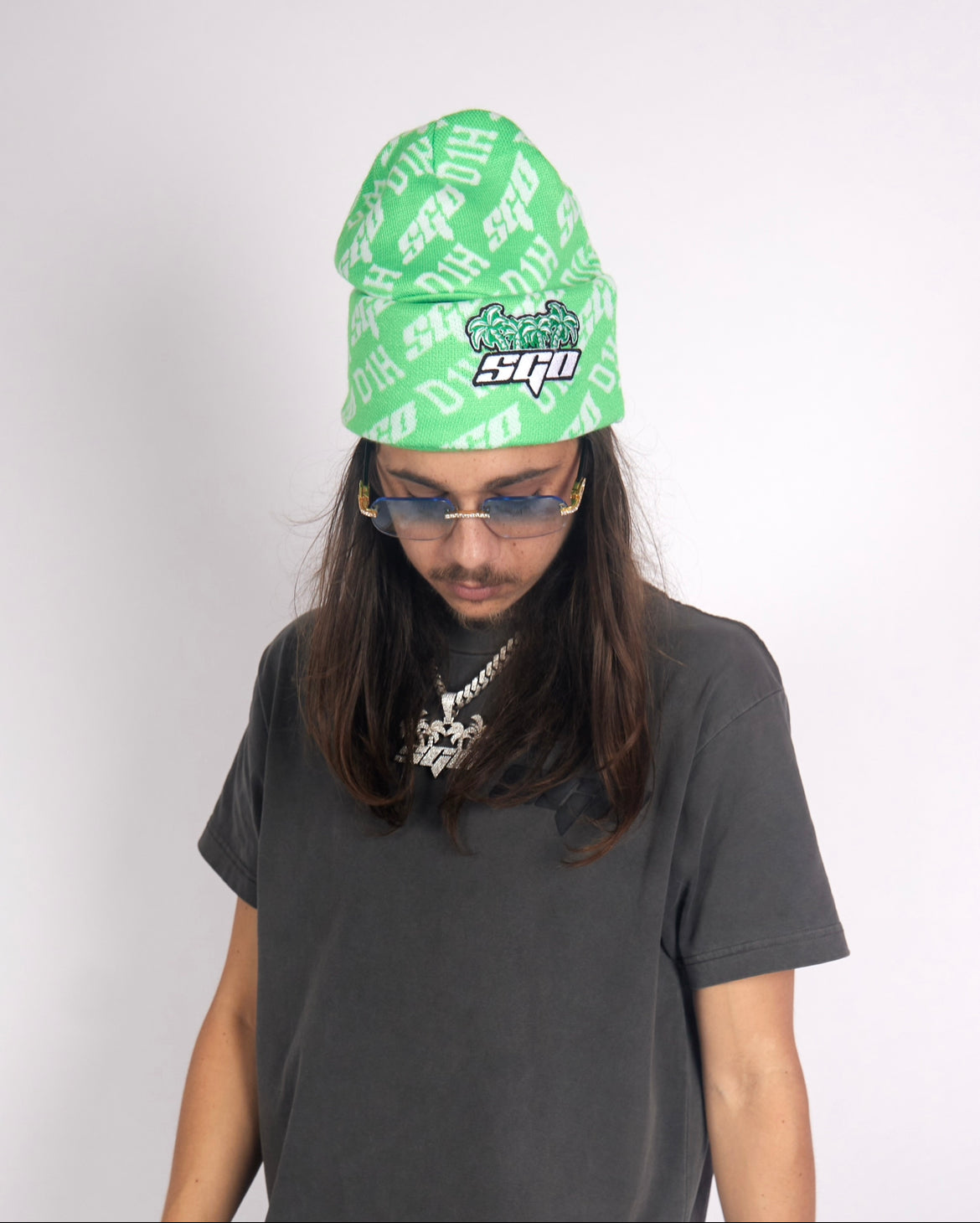 D1H X SGO COLLAB SKI MASK green