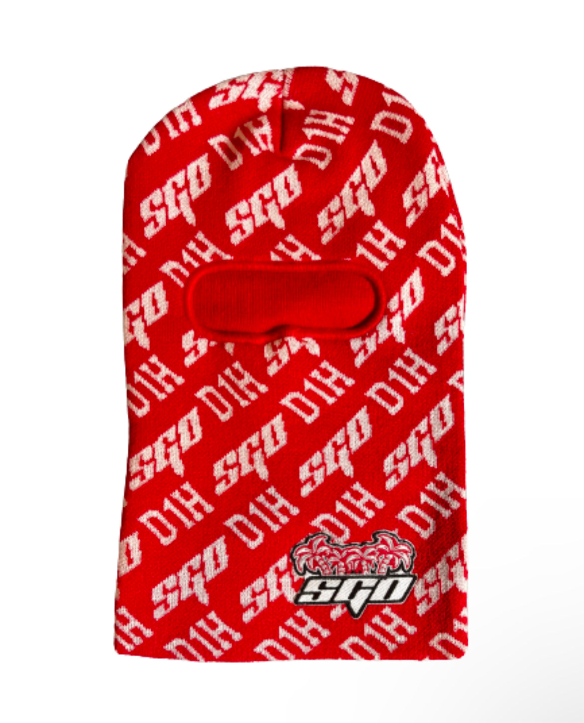 D1H X SGO COLLAB SKI MASK RED