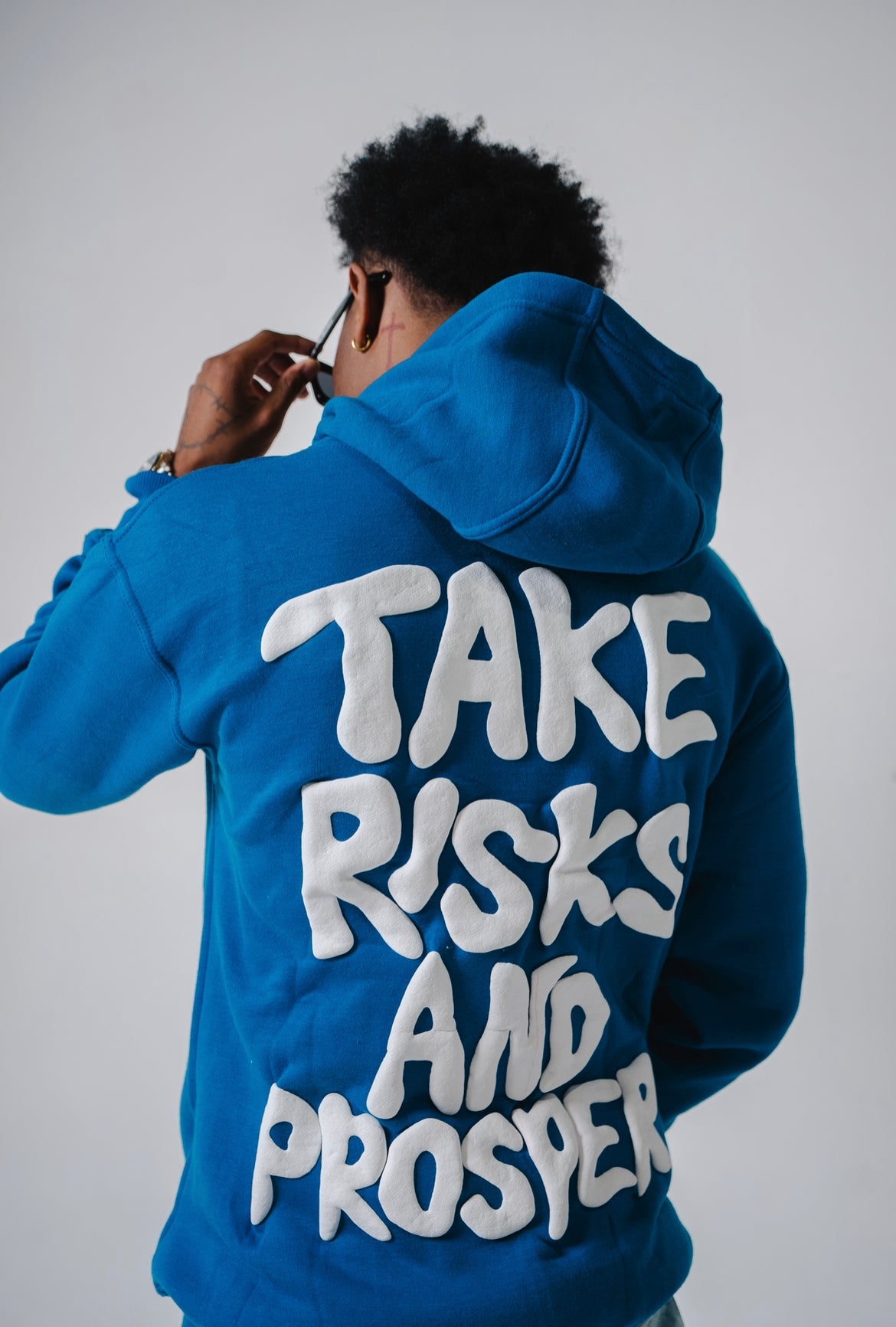 TRAP Hoodie ( Blue / White )