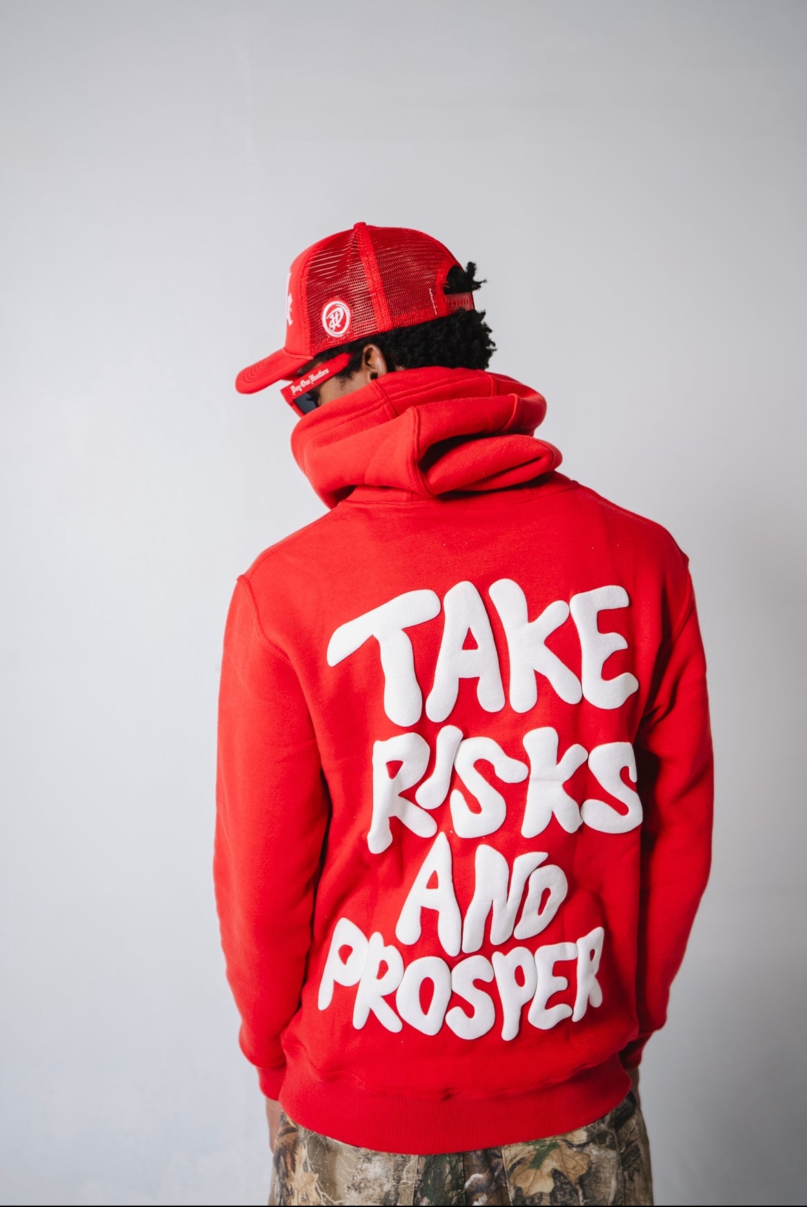 TRAP Hoodie ( Red / White )
