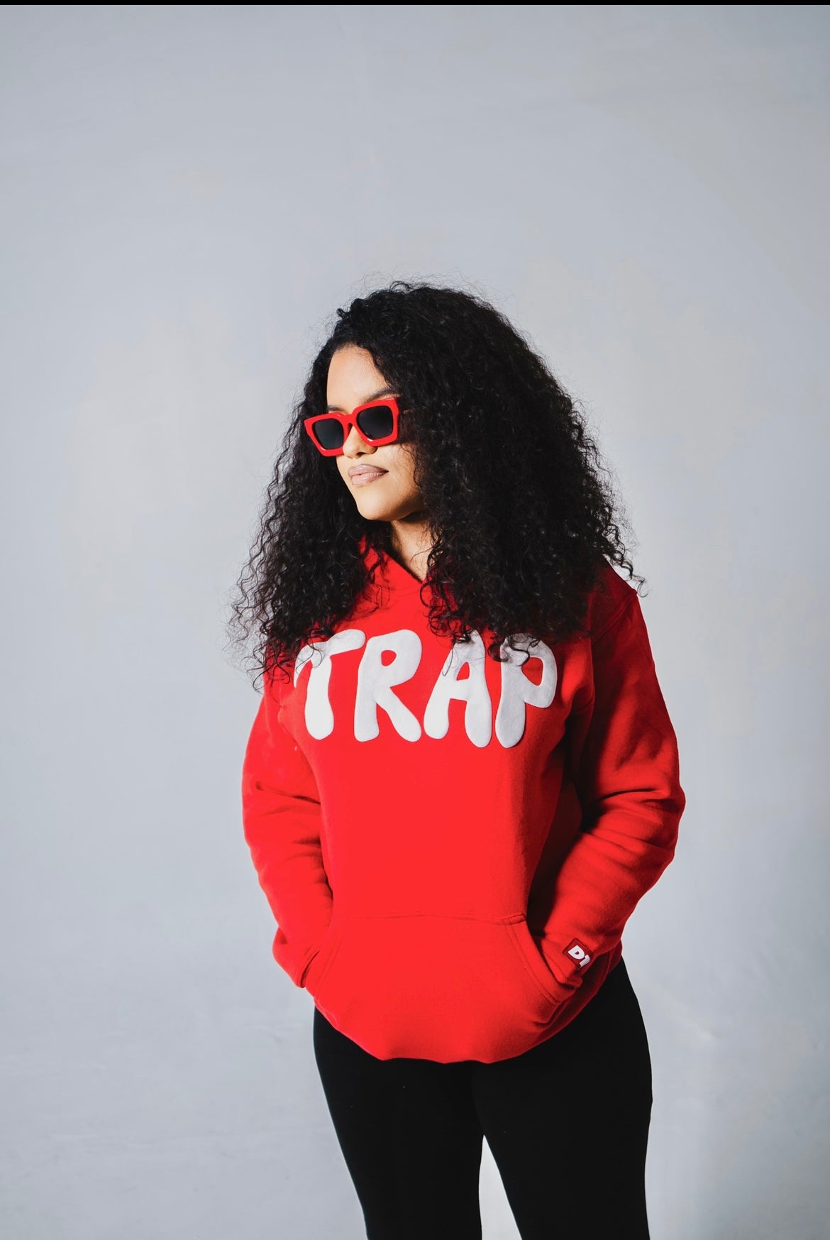 TRAP Hoodie ( Red / White )