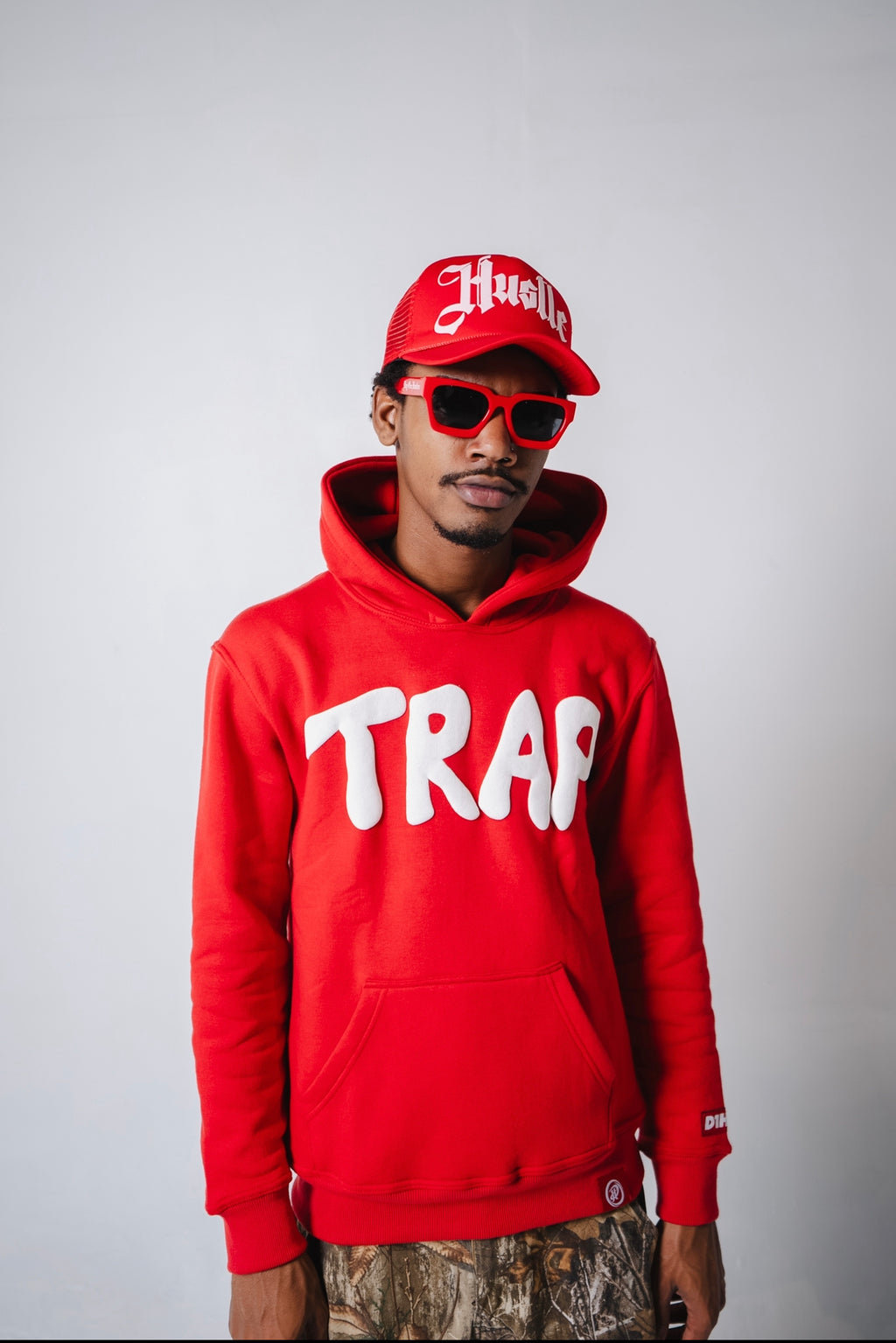 TRAP Hoodie ( Red / White )