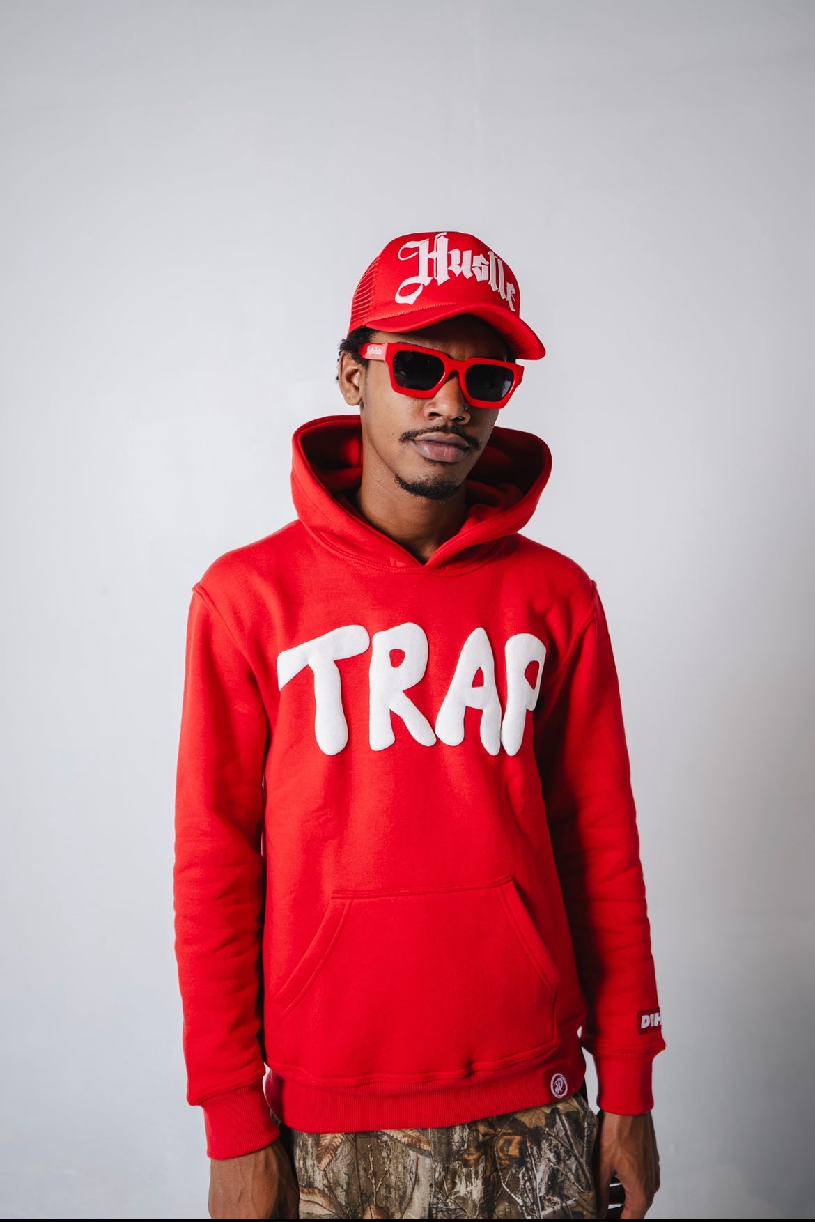 TRAP Hoodie ( Red / White )