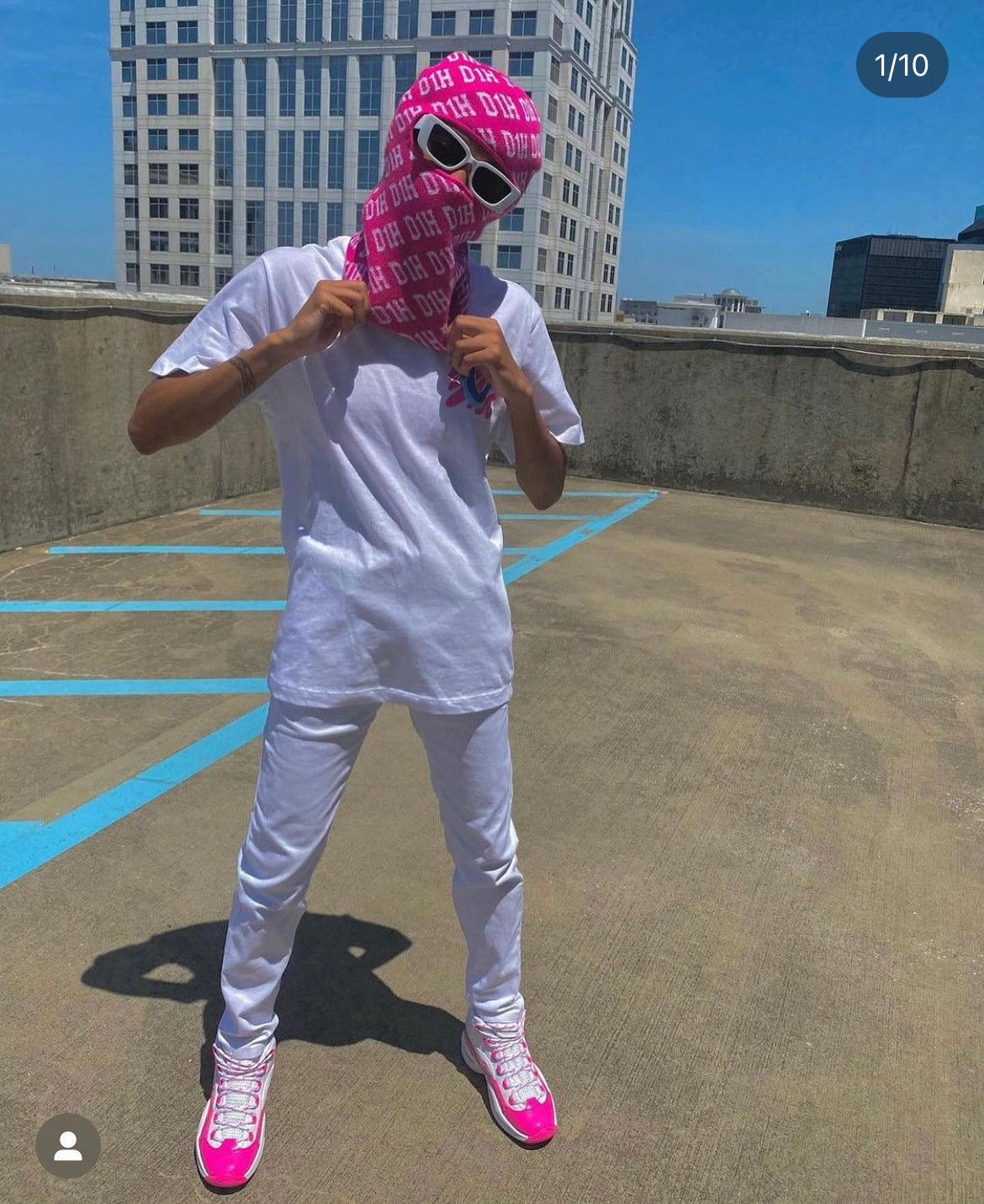 D1H Ski Mask ( HOT PINK )