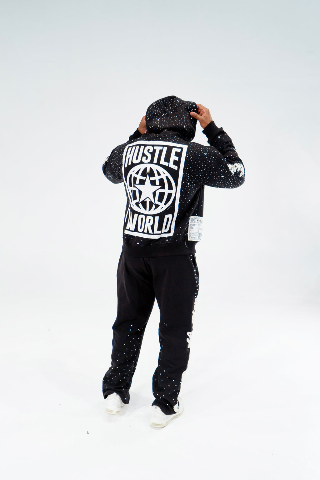 Blue "Hustle World vol.2" Hoodie