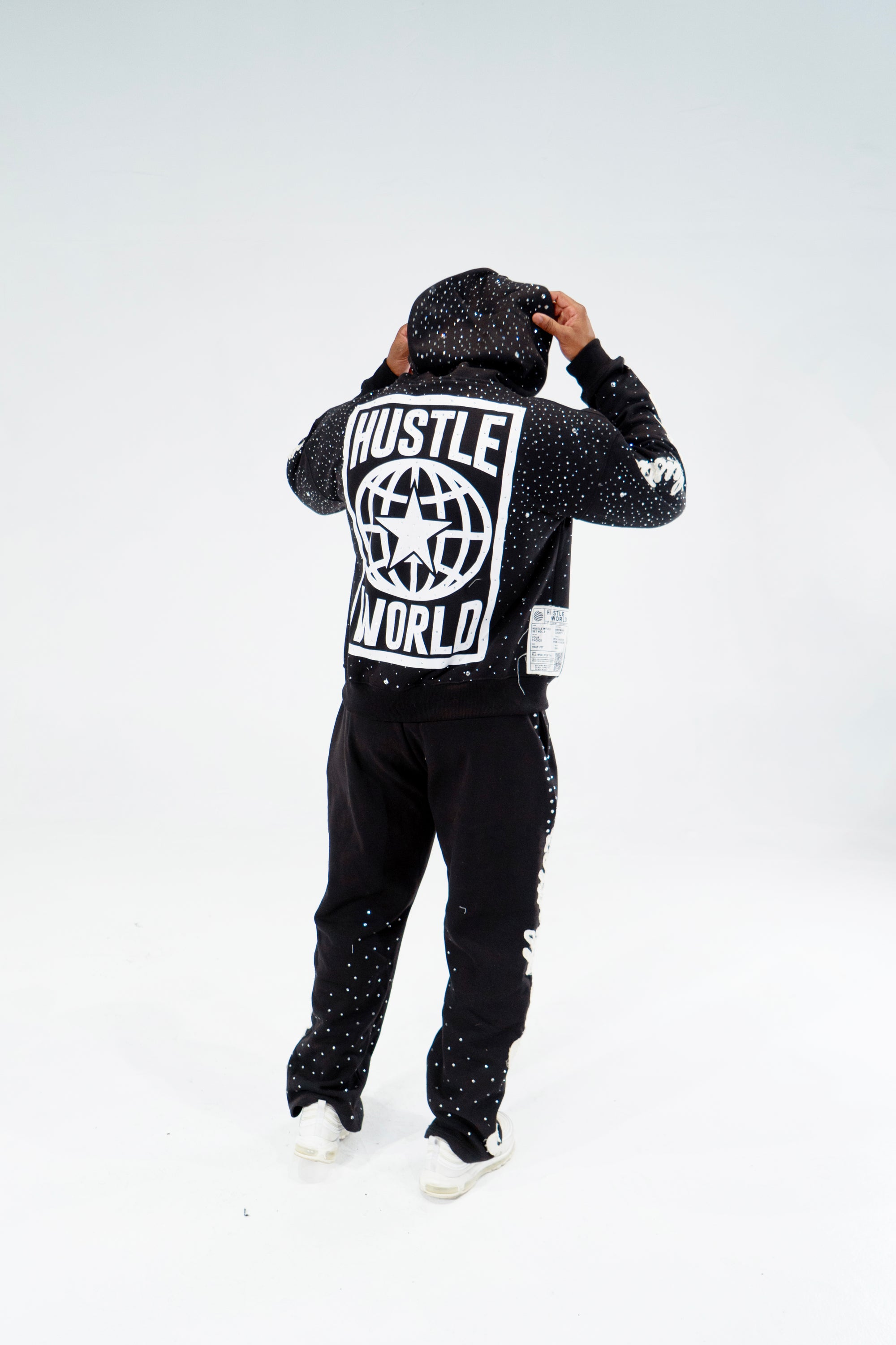 Blue "Hustle World vol.2" Hoodie