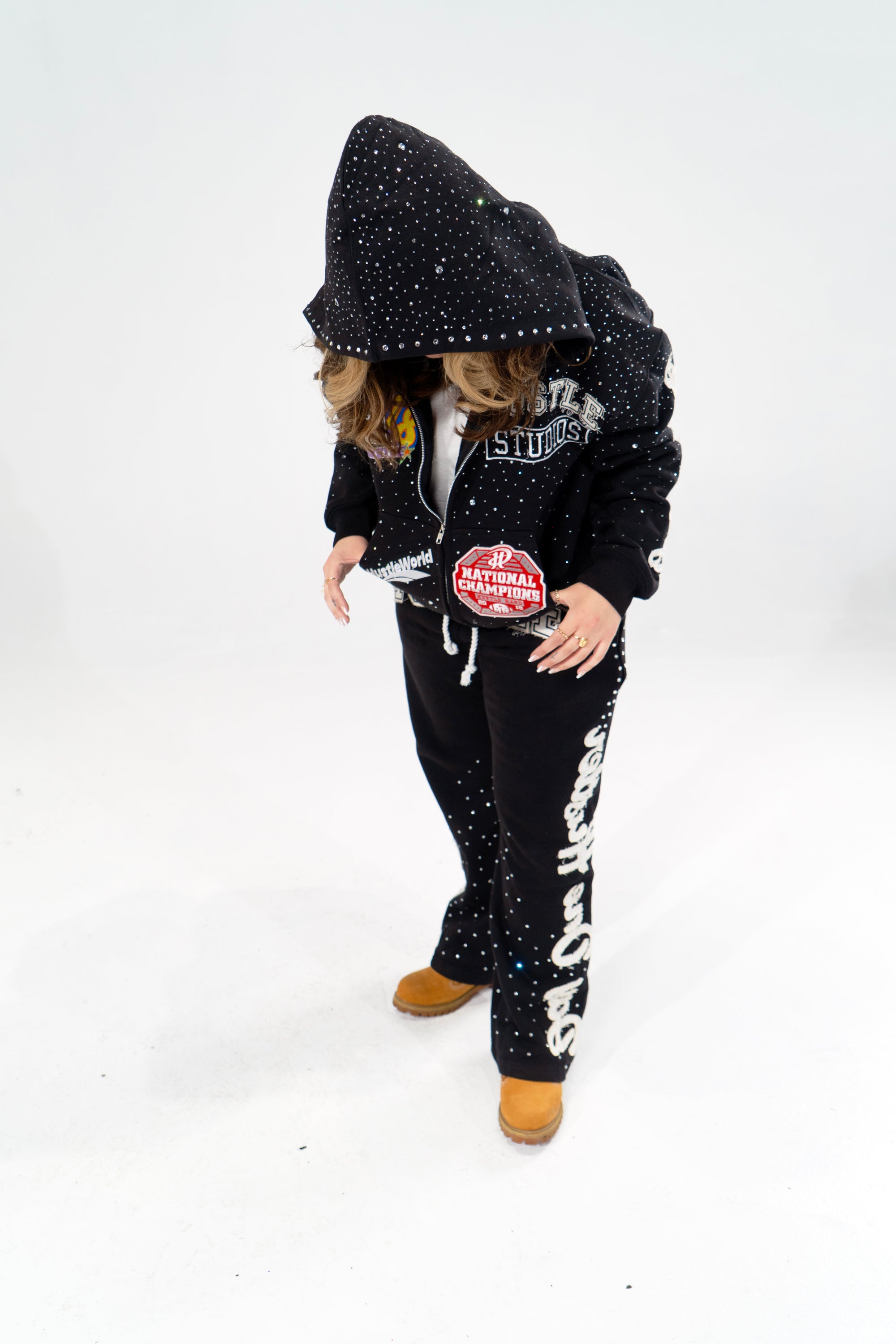 Blue "Hustle World vol.2" Hoodie