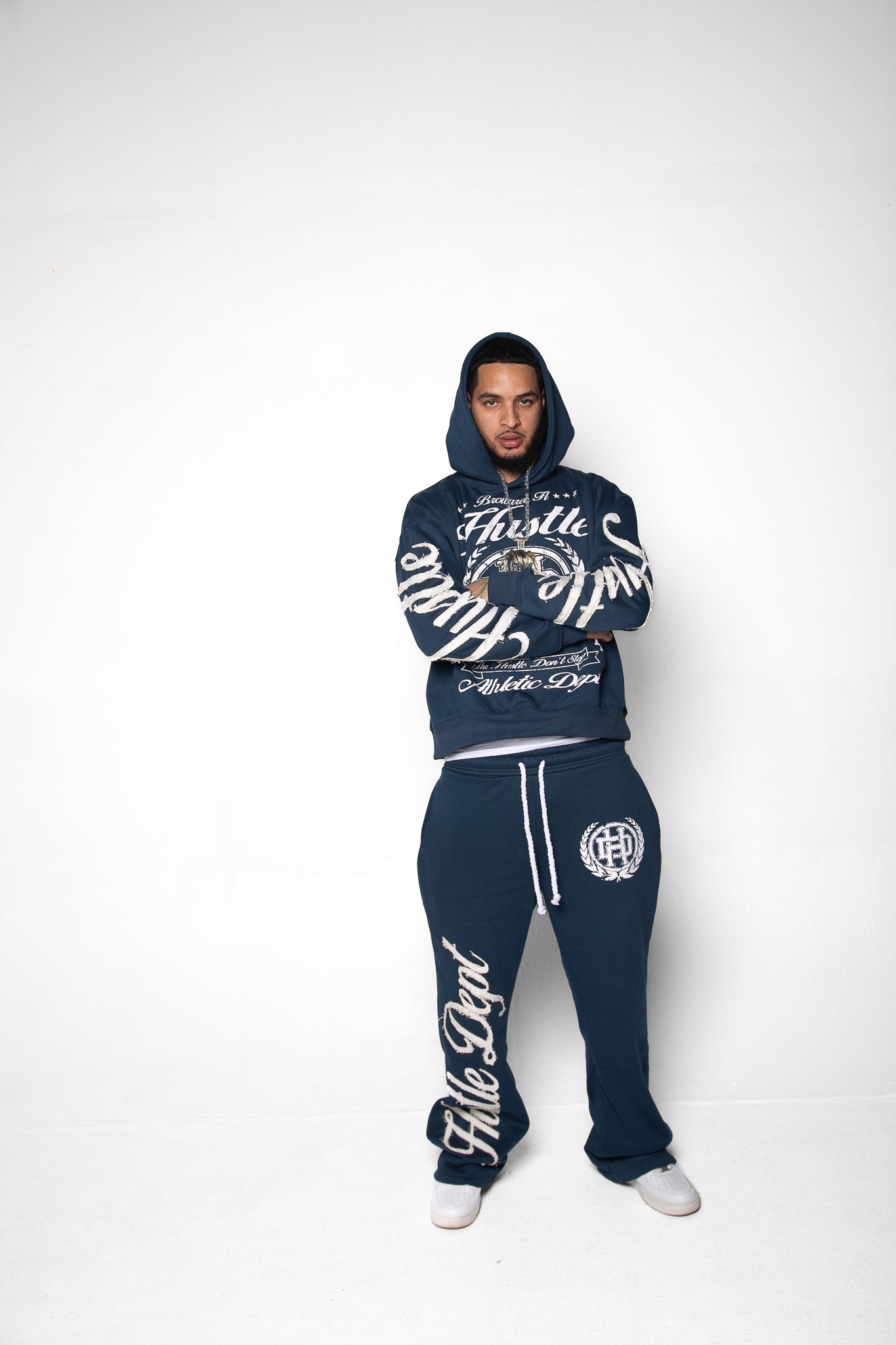 D1H Athletic Set " Navy Blue "