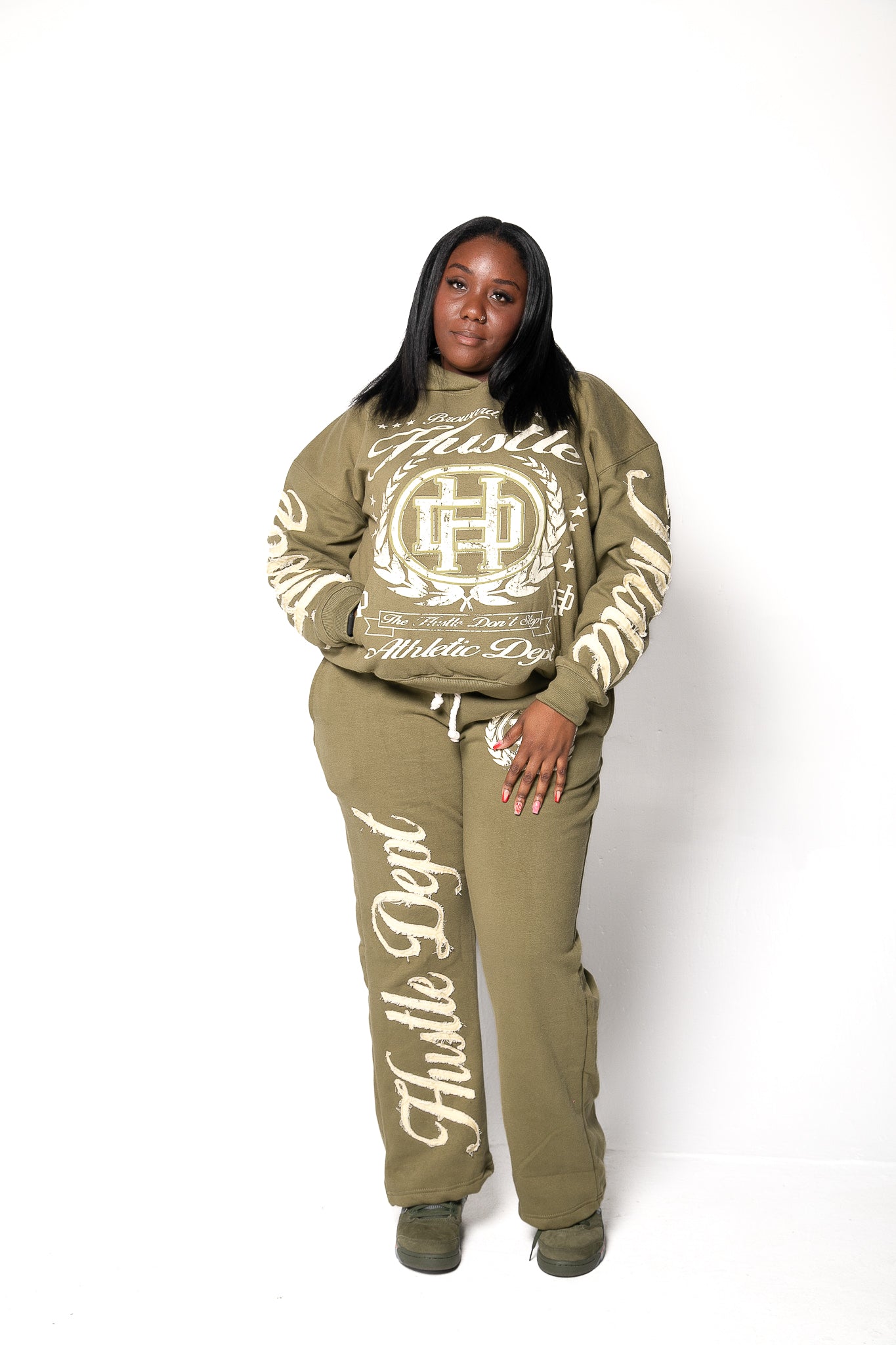 D1H Athletic Set " Olive Green "