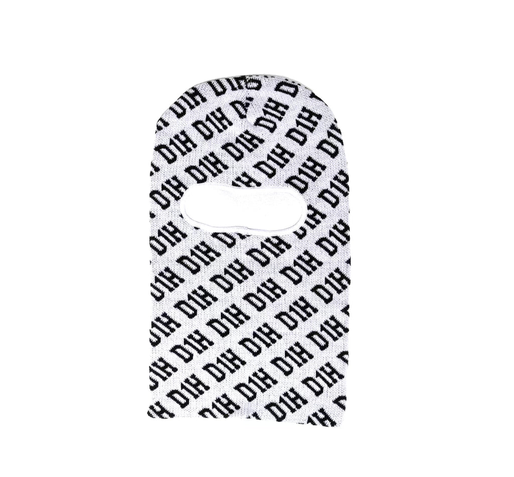 D1H Ski Mask ( WHITE & BLACK )