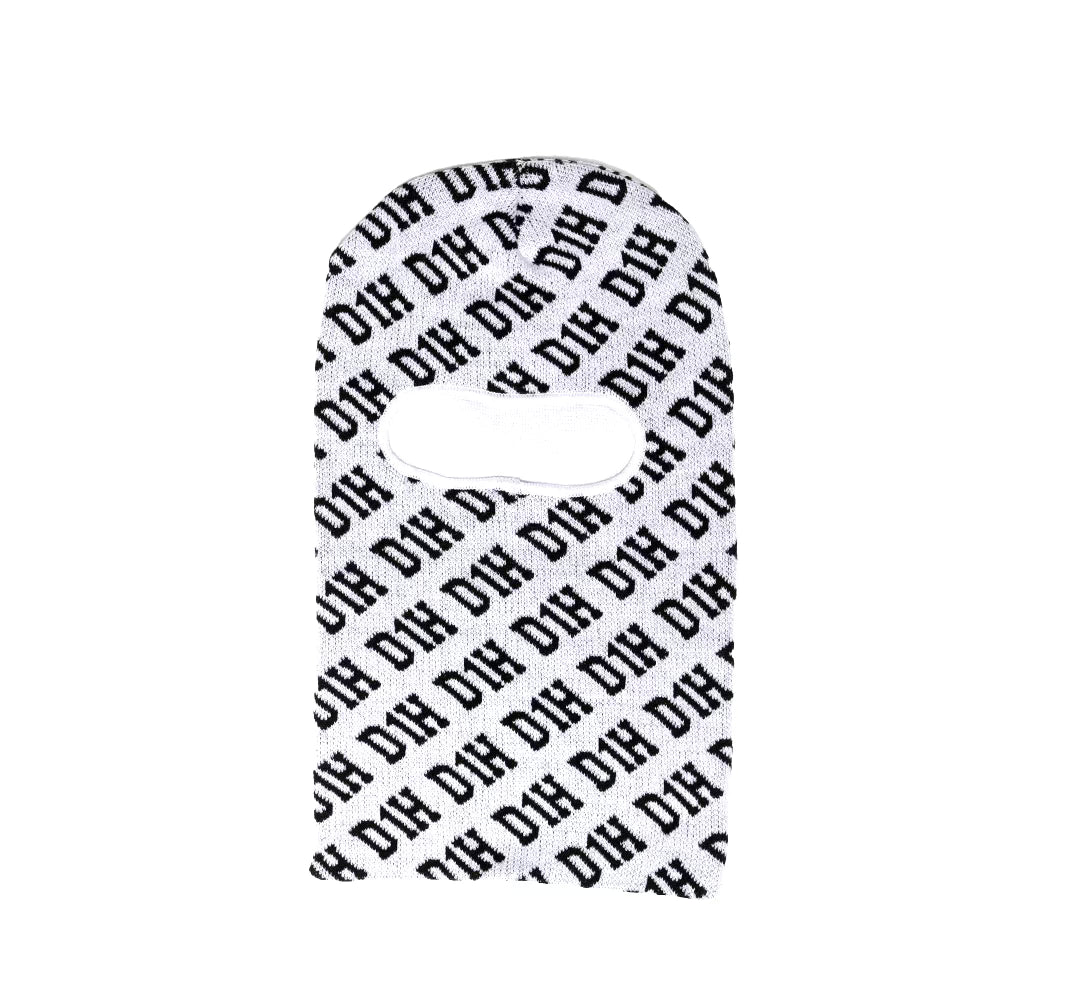 D1H Ski Mask ( WHITE & BLACK )