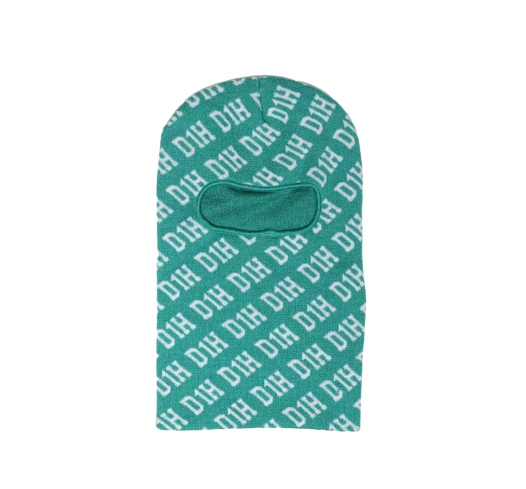 D1H Ski Mask ( TEEL & WHITE  )