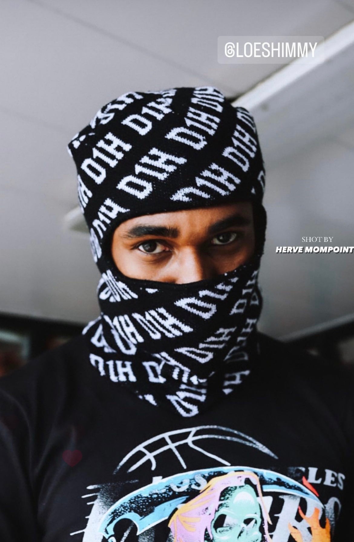 D1H Ski Mask ( BLACK )