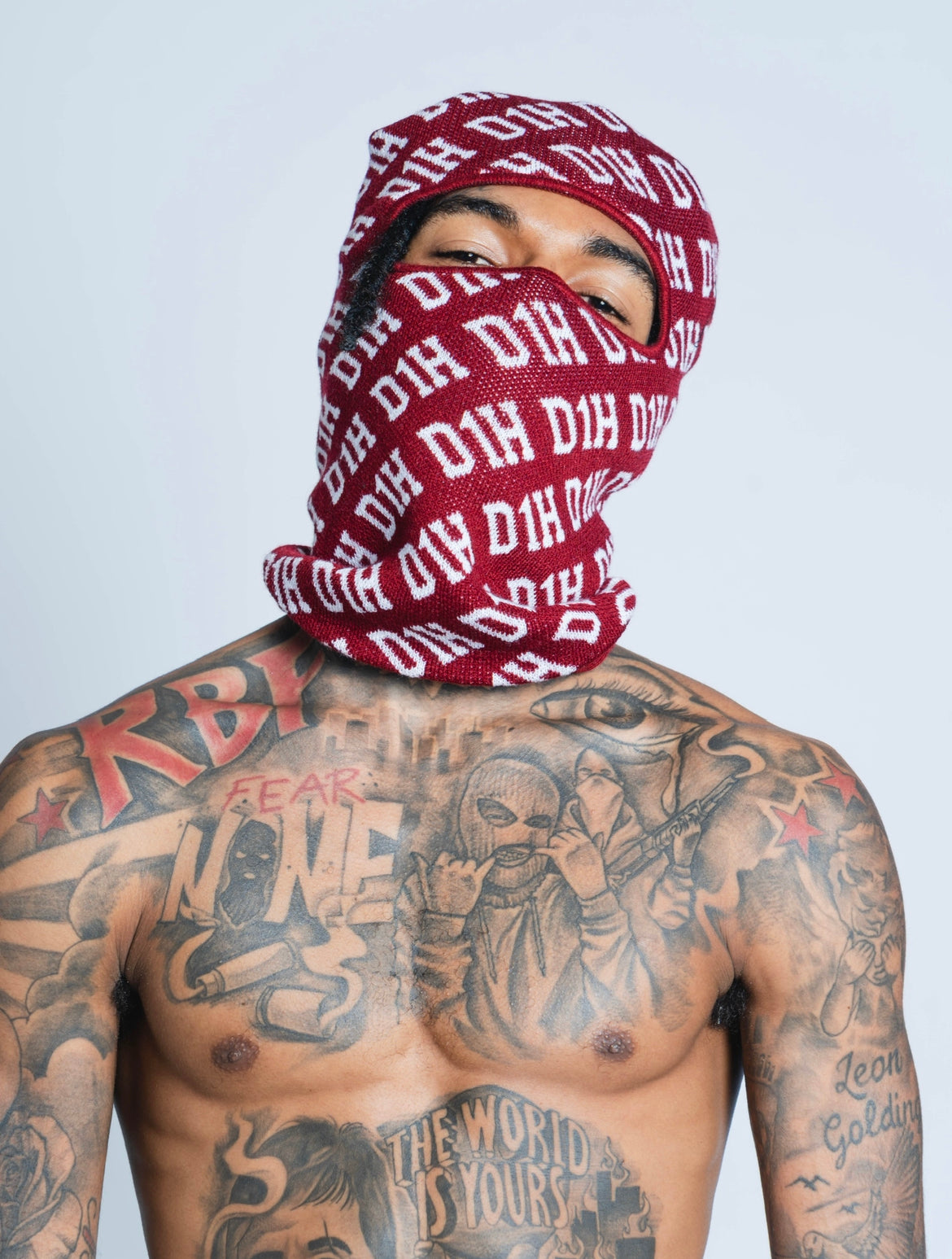D1H Ski Mask ( BURGANDY )