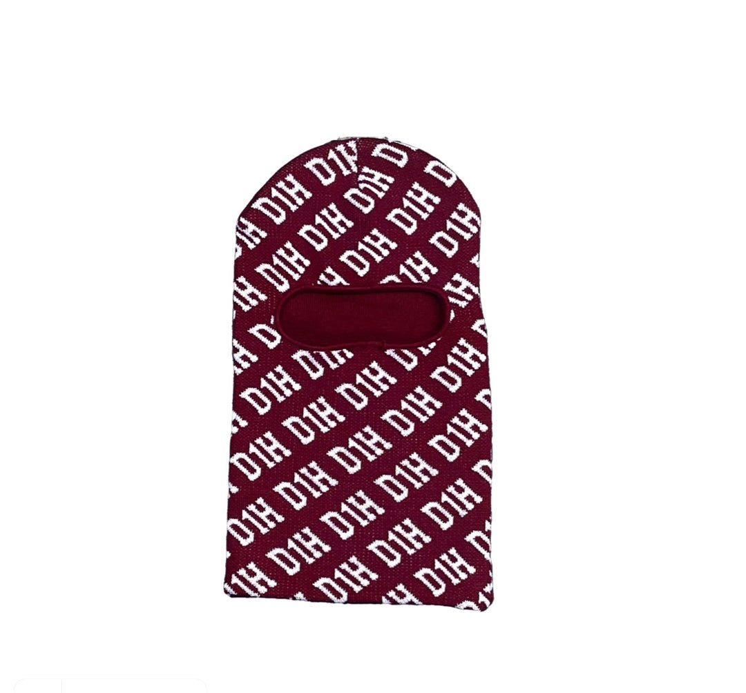 D1H Ski Mask ( BURGANDY )
