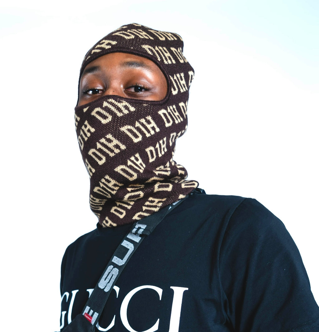 D1H Ski Mask ( BROWN & TAN )
