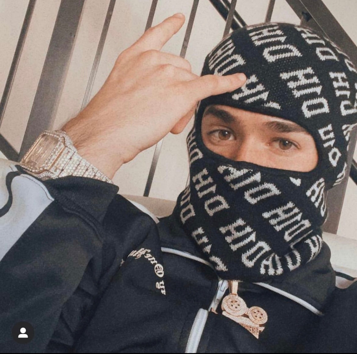 D1H Ski Mask ( BLACK )