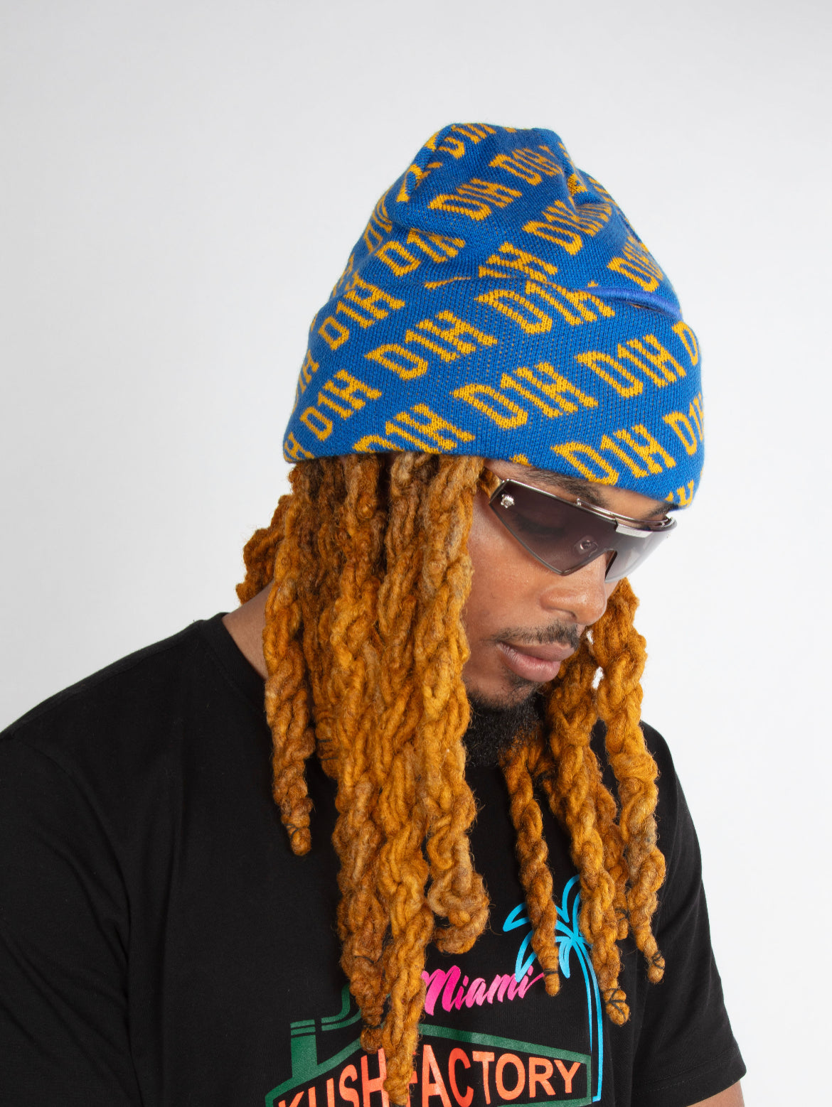 D1H Ski Mask ( Blue & Yellow  )