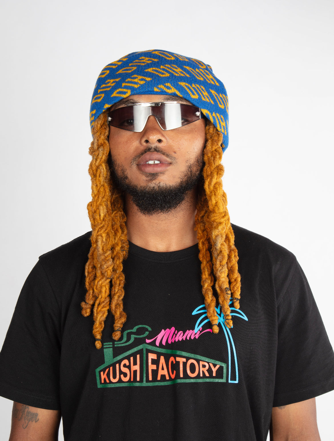 D1H Ski Mask ( Blue & Yellow  )
