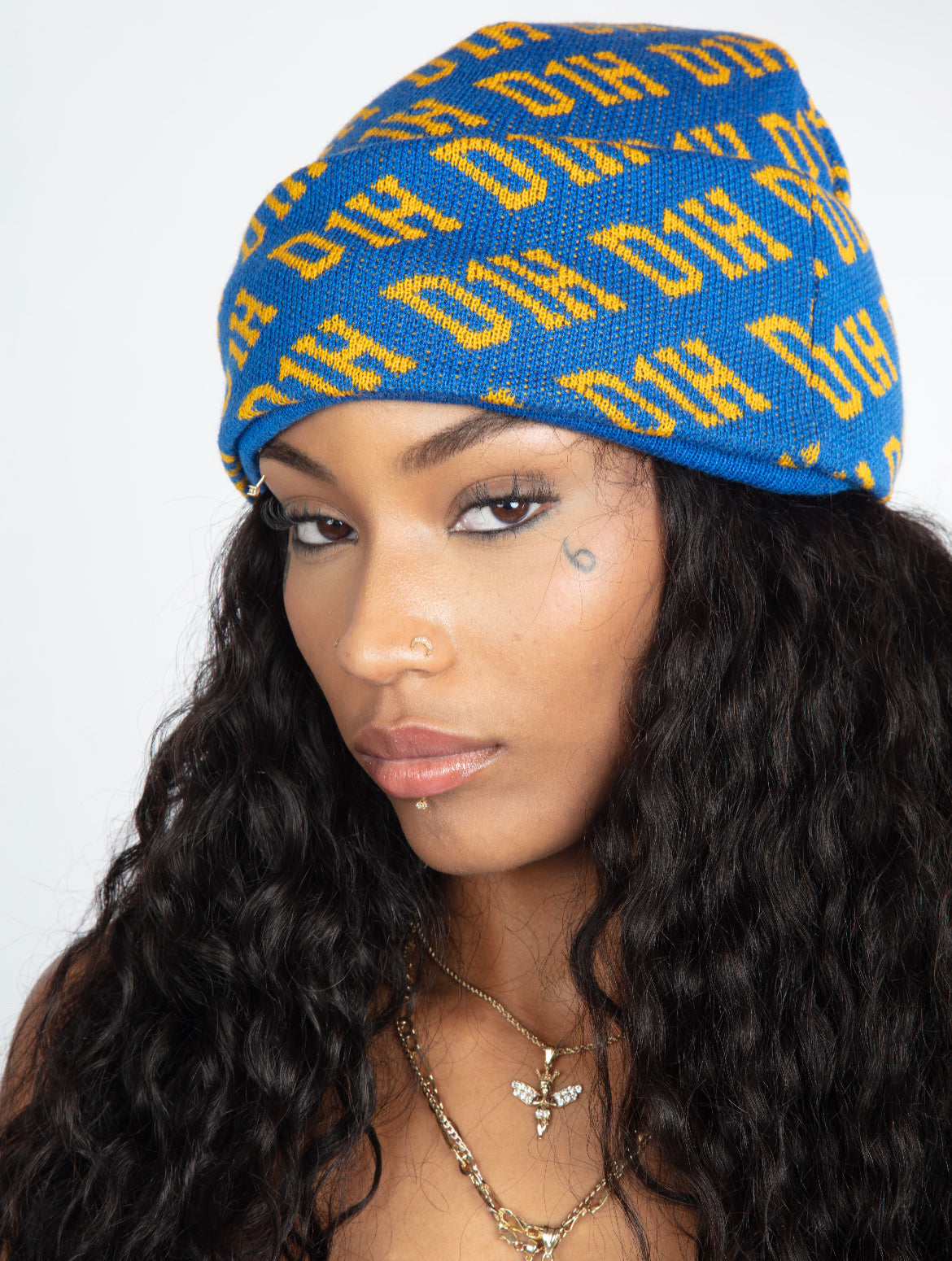 D1H Ski Mask ( Blue & Yellow  )