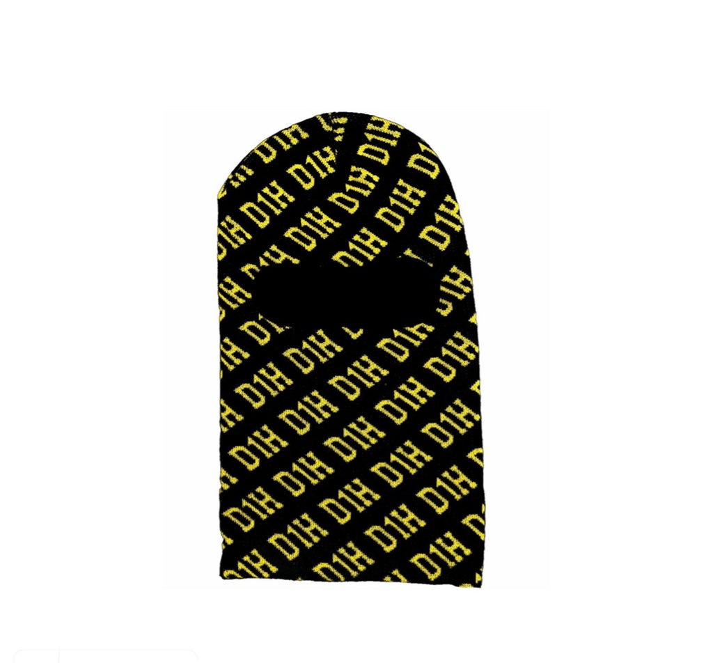 D1H Ski Mask ( BLACK & YELLOW )