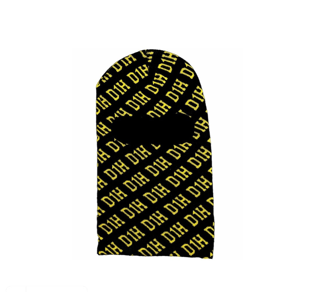 D1H Ski Mask ( BLACK & YELLOW )