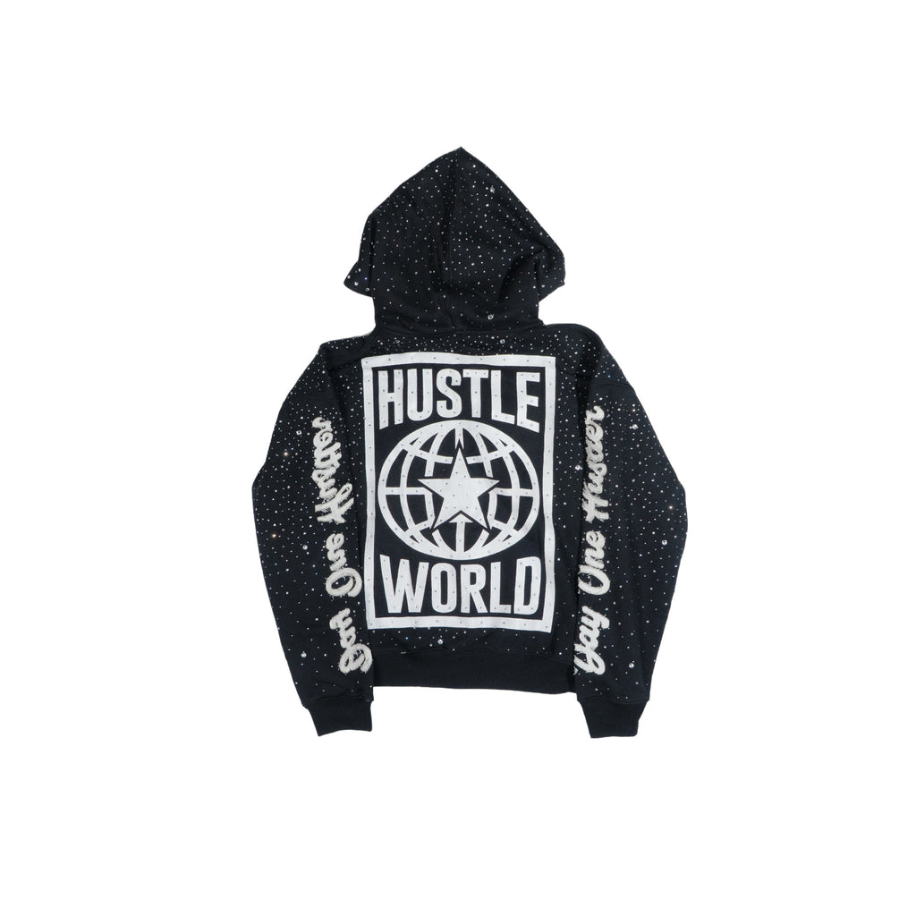 Blue "Hustle World vol.2" Hoodie
