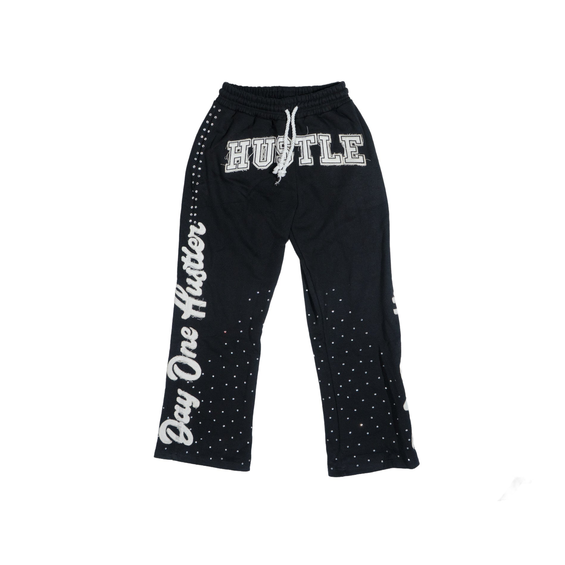 Black "Hustle World vol.2" Sweatpants