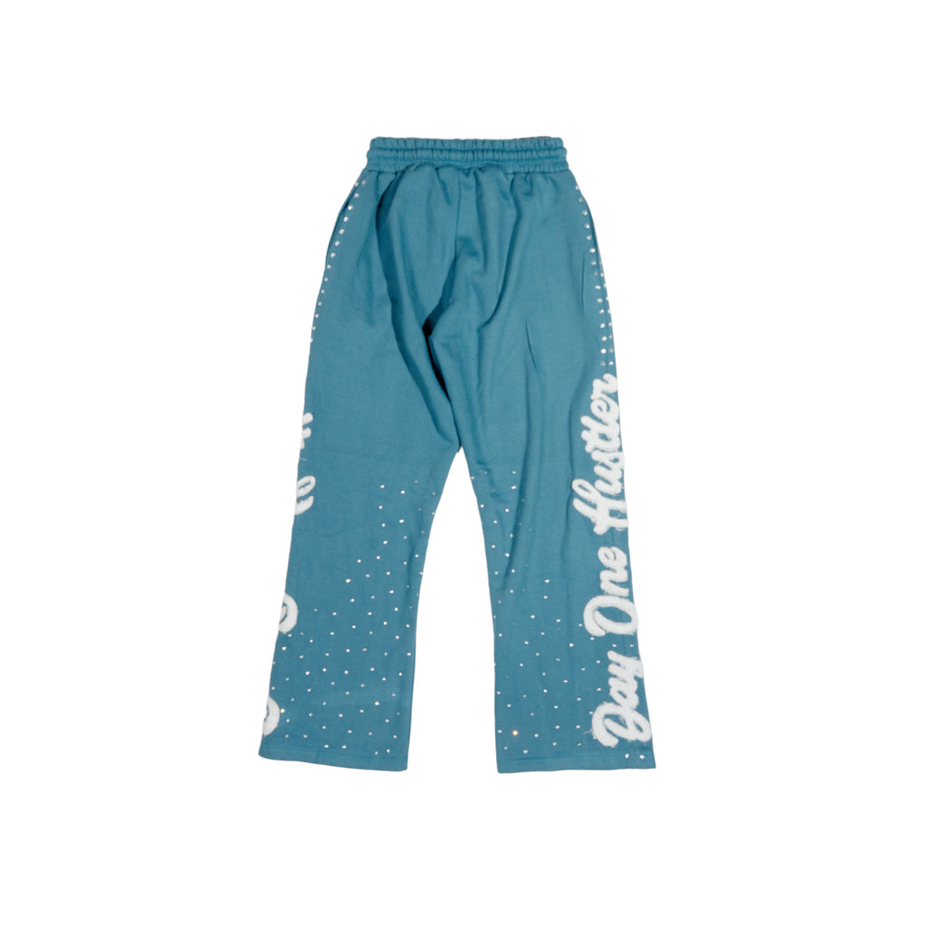 Blue "Hustle World Vol.2" Sweatpants