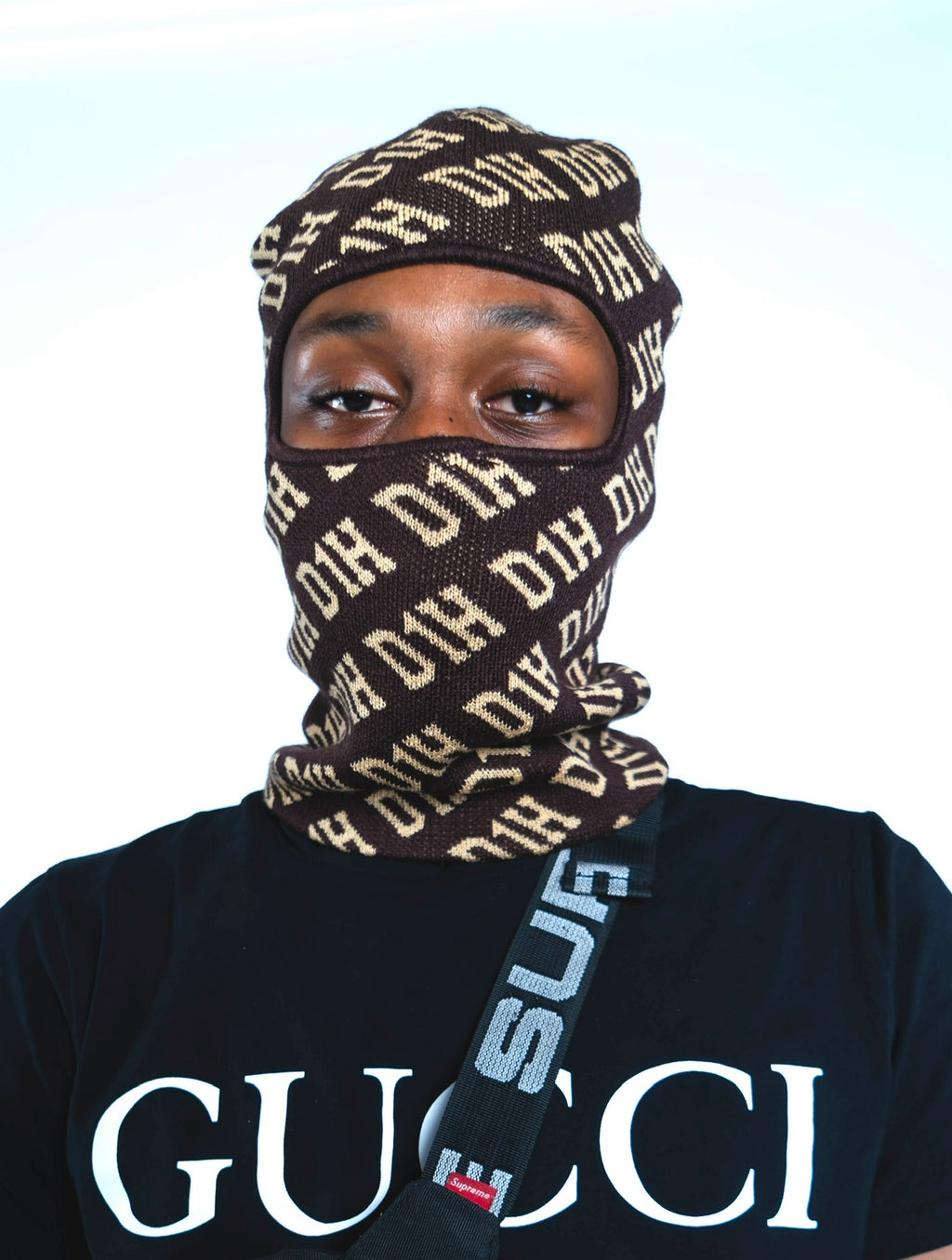 D1H Ski Mask ( BROWN & TAN )