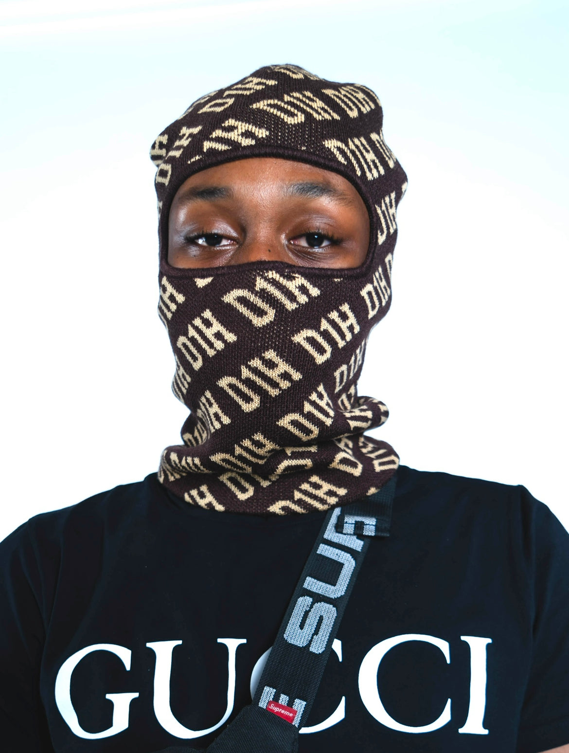D1H Ski Mask ( BROWN & TAN )