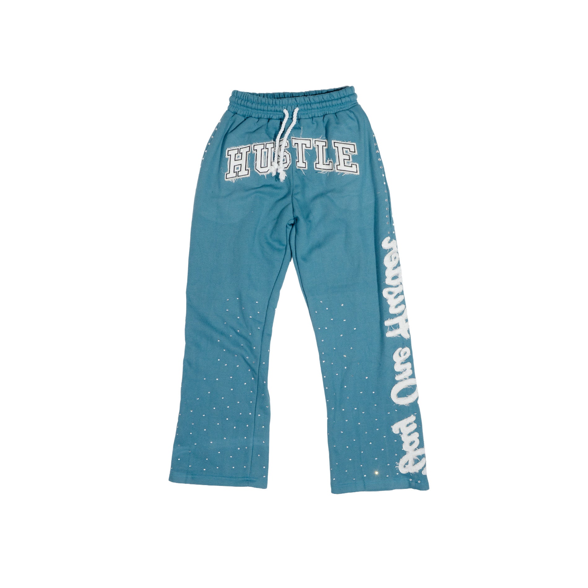 Blue "Hustle World Vol.2" Sweatpants