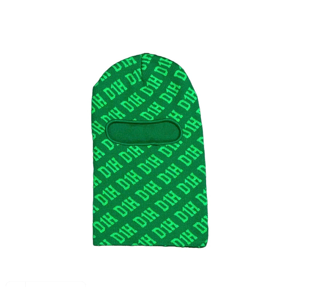 D1H Ski Mask ( DOUBLE GREEN )