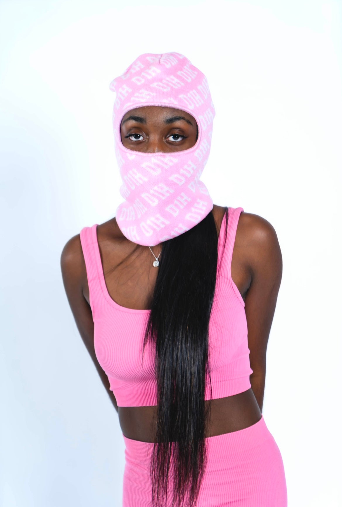 D1H Ski Mask ( LIGHT PINK )