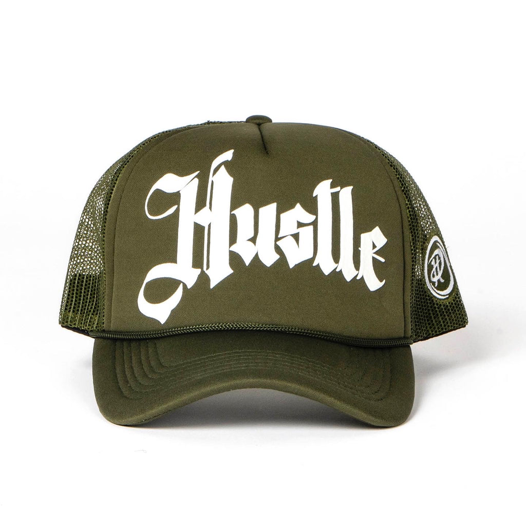 Hustle Trucker ( OLIVE GREEN )