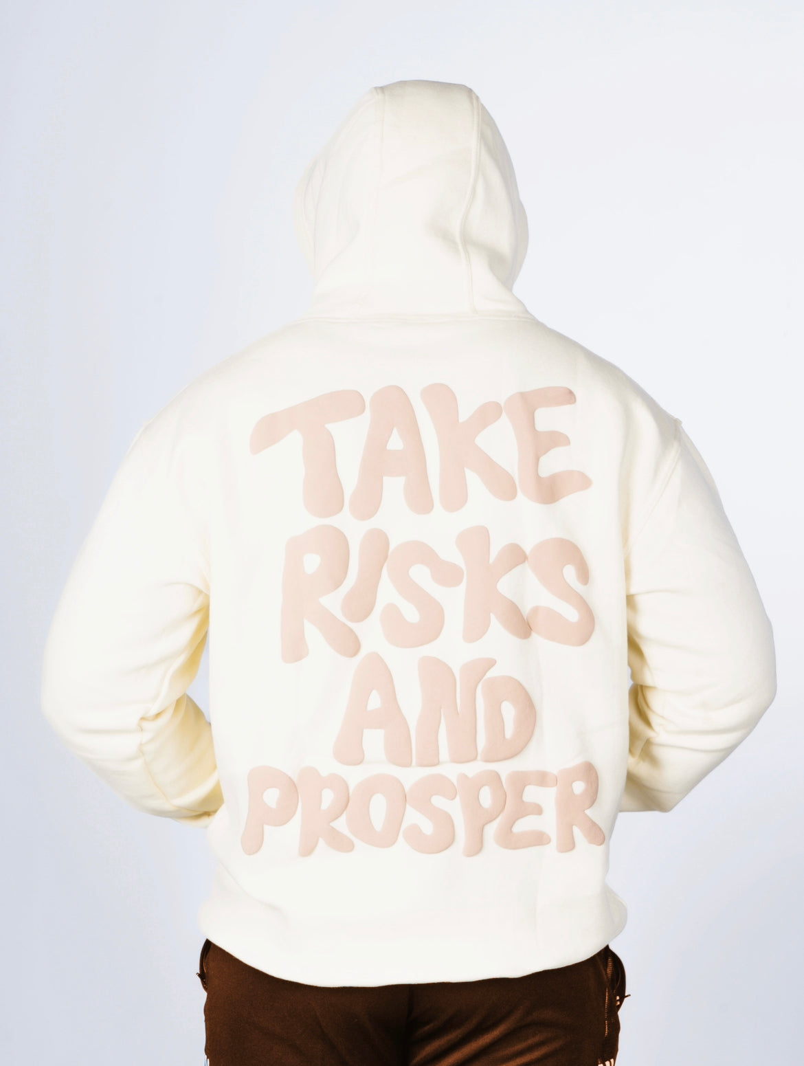 TRAP Hoodie ( Creme / brown  )